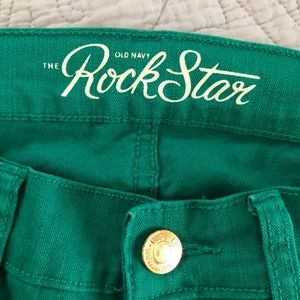 Old Navy Rockstar Pants - Pop of Color Ankle Pants